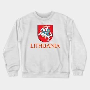 Lithuania - Coat of Arms Design Crewneck Sweatshirt